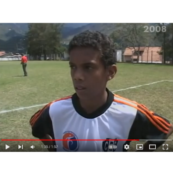 Entrevista para Intertv - 2008, época em que Michel sonhava em ser um jogador de futebol